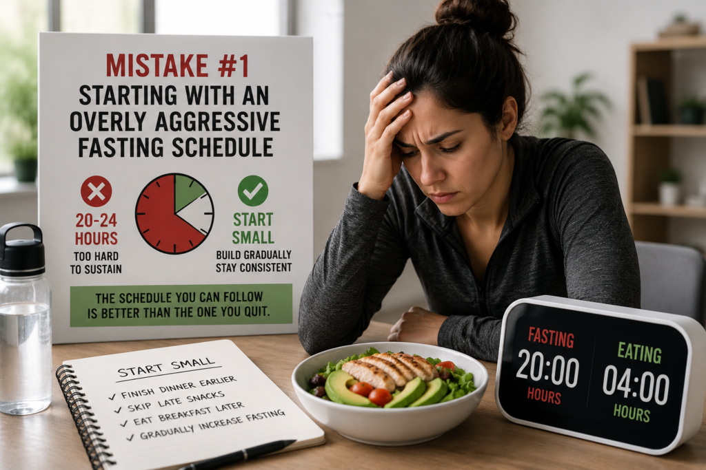 Mistake 1 Starting With an Overly Aggressive Fasting Schedule
