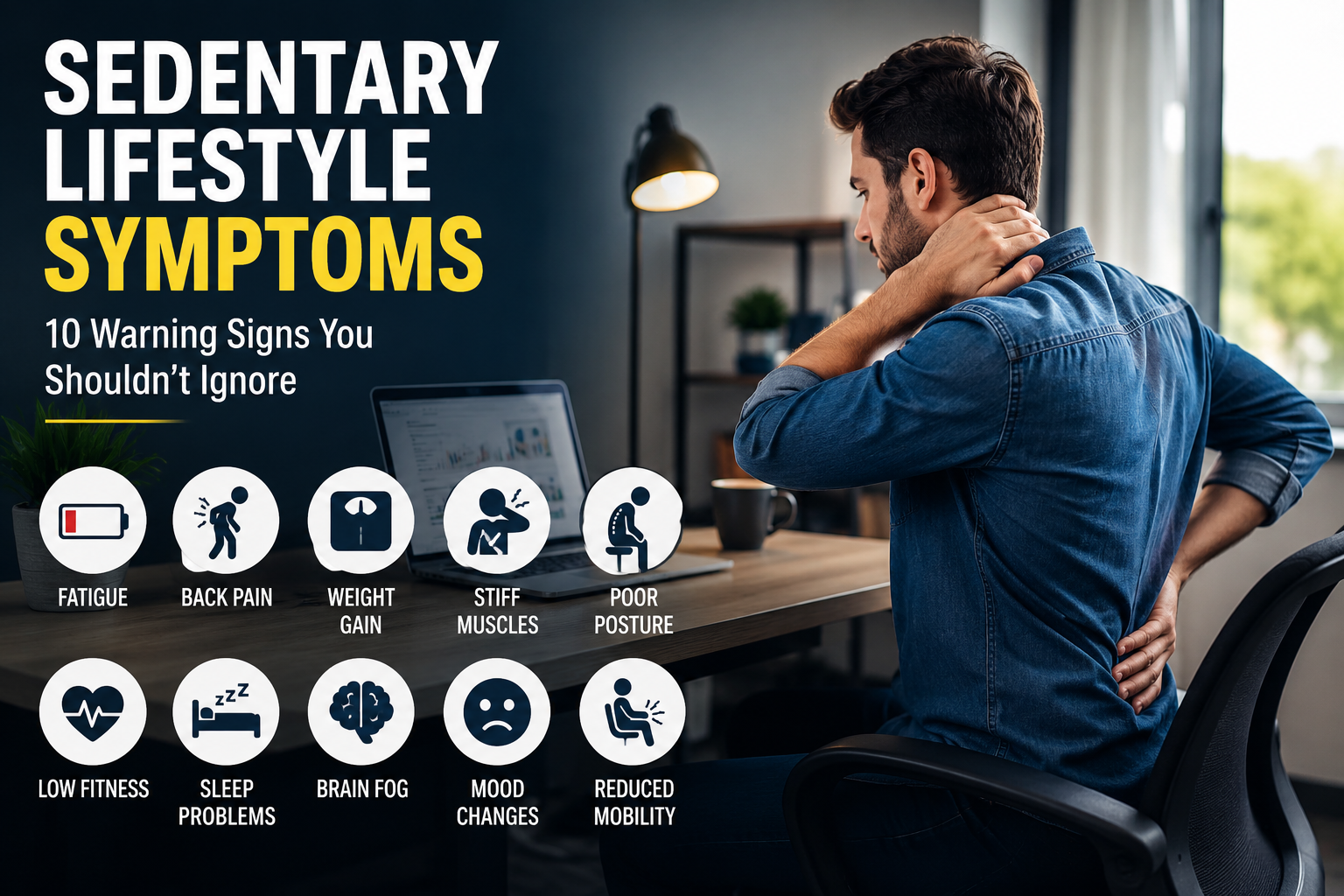 signs of sedentary lifestyle symptoms