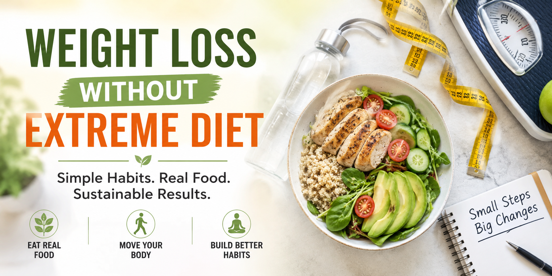 Weight loss without extreme diet