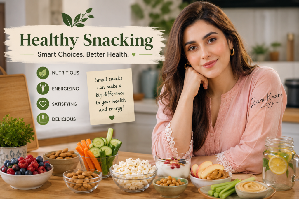 zara khan healthy snack options