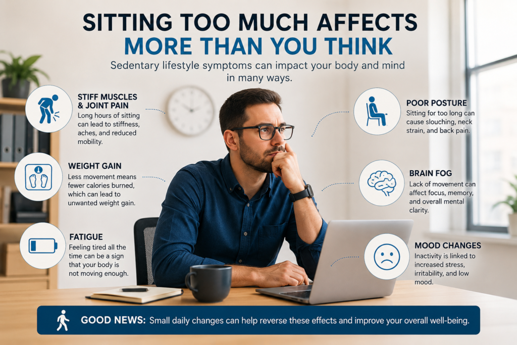 sedentary lifestyle symptoms